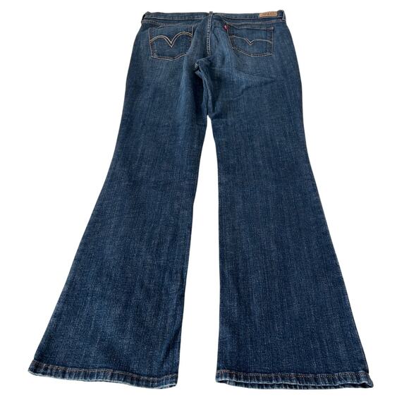 Levi's 515 Jeans Women's Boot Cut Med Wash Denim Stretch Size 14 Long/Curvy - Picture 2 of 9